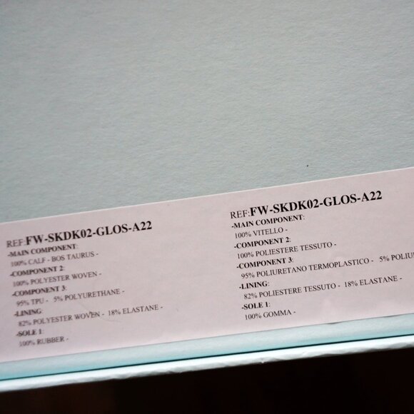 BNWT AW22 LANVIN BLUE CURB SNEAKERS 41 - Picture 7 of 11